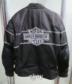 Harley-Davidson Men's Classic Cruiser Mesh Riding Jacket 98248-09 XXL Black