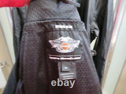 Harley-Davidson Men's Classic Cruiser Mesh Riding Jacket 98248-09 XXL Black