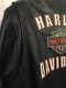Harley Davidson Men's Distressed Leather Riding Jacket withRemovable Lining XL