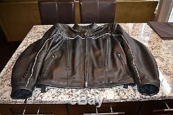 Harley-Davidson Men's FXRG Leather Jacket 98518-09VM Retail $650 (XL)