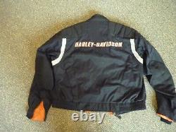 Harley Davidson Men's FXRG Motorcycle Jacket Scotchlite Sz XL with Liner
