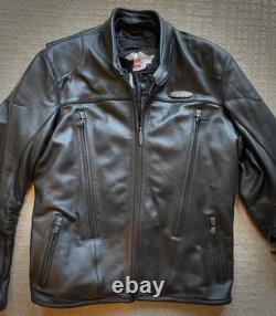 Harley-Davidson Men's FXRG leather premium riding jacket. XLT, Tall. Excellent