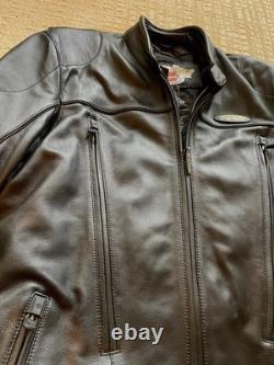 Harley-Davidson Men's FXRG leather premium riding jacket. XLT, Tall. Excellent