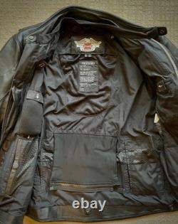 Harley-Davidson Men's FXRG leather premium riding jacket. XLT, Tall. Excellent