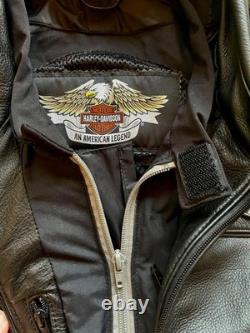 Harley-Davidson Men's FXRG leather premium riding jacket. XLT, Tall. Excellent