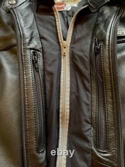 Harley-Davidson Men's FXRG leather premium riding jacket. XLT, Tall. Excellent