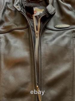 Harley-Davidson Men's FXRG leather premium riding jacket. XLT, Tall. Excellent