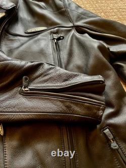Harley-Davidson Men's FXRG leather premium riding jacket. XLT, Tall. Excellent