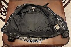 Harley Davidson Men's Green Padded Military Motorcycle Jacket Cotton Canvas XL