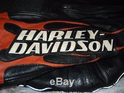 Harley Davidson Men's LARGE Screamin Eagle Leather Jacket 98226-06VM RARE