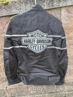 Harley Davidson Men's Large Riding Jacket, Classic Cruiser Mesh with Liner Sz M
