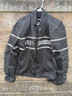 Harley Davidson Men's Large Riding Jacket, Classic Cruiser Mesh with Liner Sz M