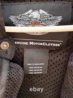 Harley Davidson Men's Large Riding Jacket, Classic Cruiser Mesh with Liner Sz M