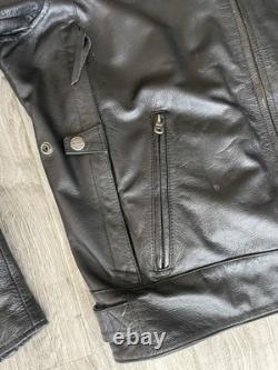 Harley-Davidson Men's Leather Biker Jacket Size XL