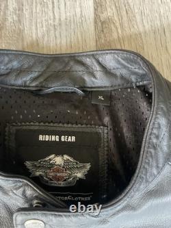 Harley-Davidson Men's Leather Biker Jacket Size XL
