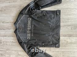 Harley-Davidson Men's Leather Biker Jacket Size XL