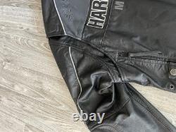 Harley-Davidson Men's Leather Biker Jacket Size XL