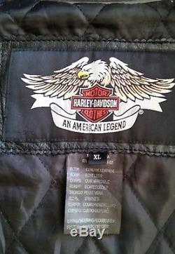 Harley-Davidson Men's Leather Jacket, Black rn103819/ca03402