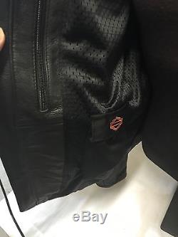 Harley Davidson Men's Leather Jacket Excellent Condition Size 2Xl