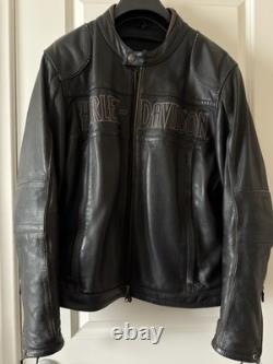 Harley-Davidson Men's Leather Motorcycle Jacket Large
