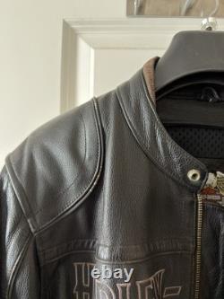 Harley-Davidson Men's Leather Motorcycle Jacket Large