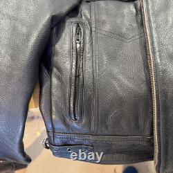 Harley-Davidson Men's Leather Riding Jacket W Liner Med RN 103819 CA 03402