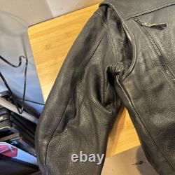 Harley-Davidson Men's Leather Riding Jacket W Liner Med RN 103819 CA 03402