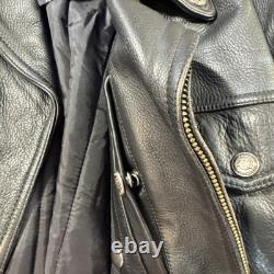 Harley-Davidson Men's Leather Riding Jacket W Liner Med RN 103819 CA 03402