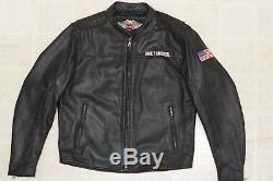 Harley Davidson Men's MADE IN USA Leather American Legend Jacket XL 98135-05VM