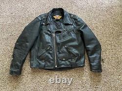 Harley-Davidson Men's OEM El Camino black Leather Jacket XL RARE