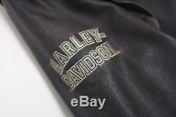 Harley Davidson Men's PANHEAD II 2 Convertible Leather Jacket Vest L-98023-12VM
