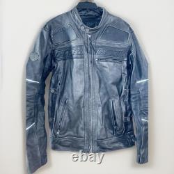Harley-Davidson Men's Passing Link Embossed leather jacket size Large/Tall