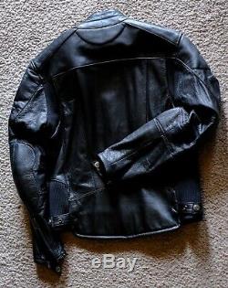 Harley Davidson Men's Perforated Leather Jacket, Size Medium
