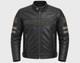 Harley Davidson Men's Reflective Skull Genuine Cowhide Leather Motorcycle Jacket