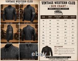 Harley Davidson Men's Reflective Skull Genuine Cowhide Leather Motorcycle Jacket