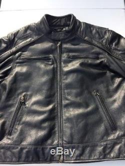 Harley Davidson Men's Reflective Skull Willie G Leather Jacket 98099-07VM 2XL