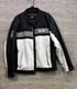 Harley Davidson Men's Riding Jacket Size XL Black White Full Zip