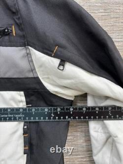 Harley Davidson Men's Riding Jacket Size XL Black White Full Zip