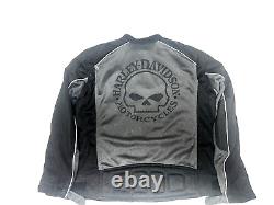Harley-Davidson Men's Riding Mesh Jacket, Willie G. Skull, 98092-15VM XL