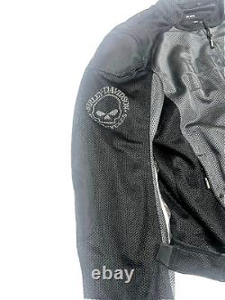 Harley-Davidson Men's Riding Mesh Jacket, Willie G. Skull, 98092-15VM XL