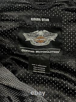 Harley-Davidson Men's Riding Mesh Jacket, Willie G. Skull, 98092-15VM XL