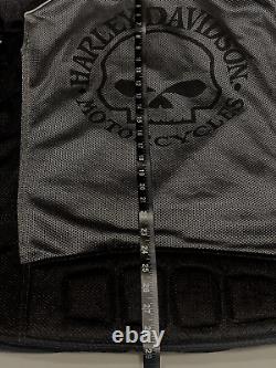 Harley-Davidson Men's Riding Mesh Jacket, Willie G. Skull, 98092-15VM XL