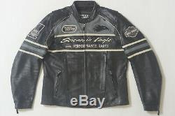 Harley Davidson Men's SCREAMIN EAGLE THUNDER VALLEY Leather Jacket 98297-08VM L
