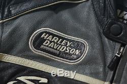 Harley Davidson Men's SCREAMIN EAGLE THUNDER VALLEY Leather Jacket 98297-08VM L