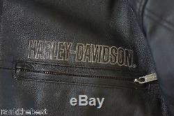 Harley Davidson Men's SKULL Alien Spider Leather Jacket 97062-11VM XL Rare