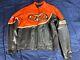 Harley-Davidson Men's SPEED Leather Jacket 98144-03VM Orange Racing Men's XL