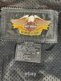 Harley-Davidson Men's SPEED Leather Jacket 98144-03VM Orange Racing Men's XL