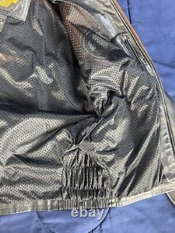 Harley-Davidson Men's SPEED Leather Jacket 98144-03VM Orange Racing Men's XL