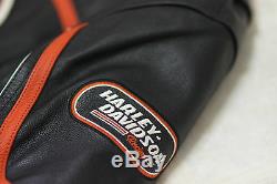 Harley Davidson Men's Screamin Eagle Leather Jacket XL Raceway 98226-06VM RARE