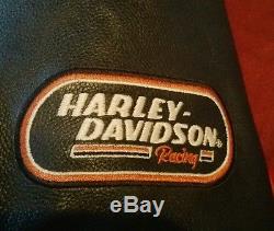 Harley Davidson Men's Screamin Eagle Leather Jacket XL Raceway 98226-06VM Rare